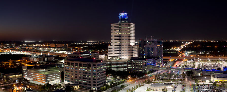 Memorial Hermann Memorial City Medical Center at night